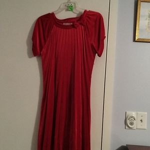COPY - New Girl's Rare Editions Red Velvety Dress